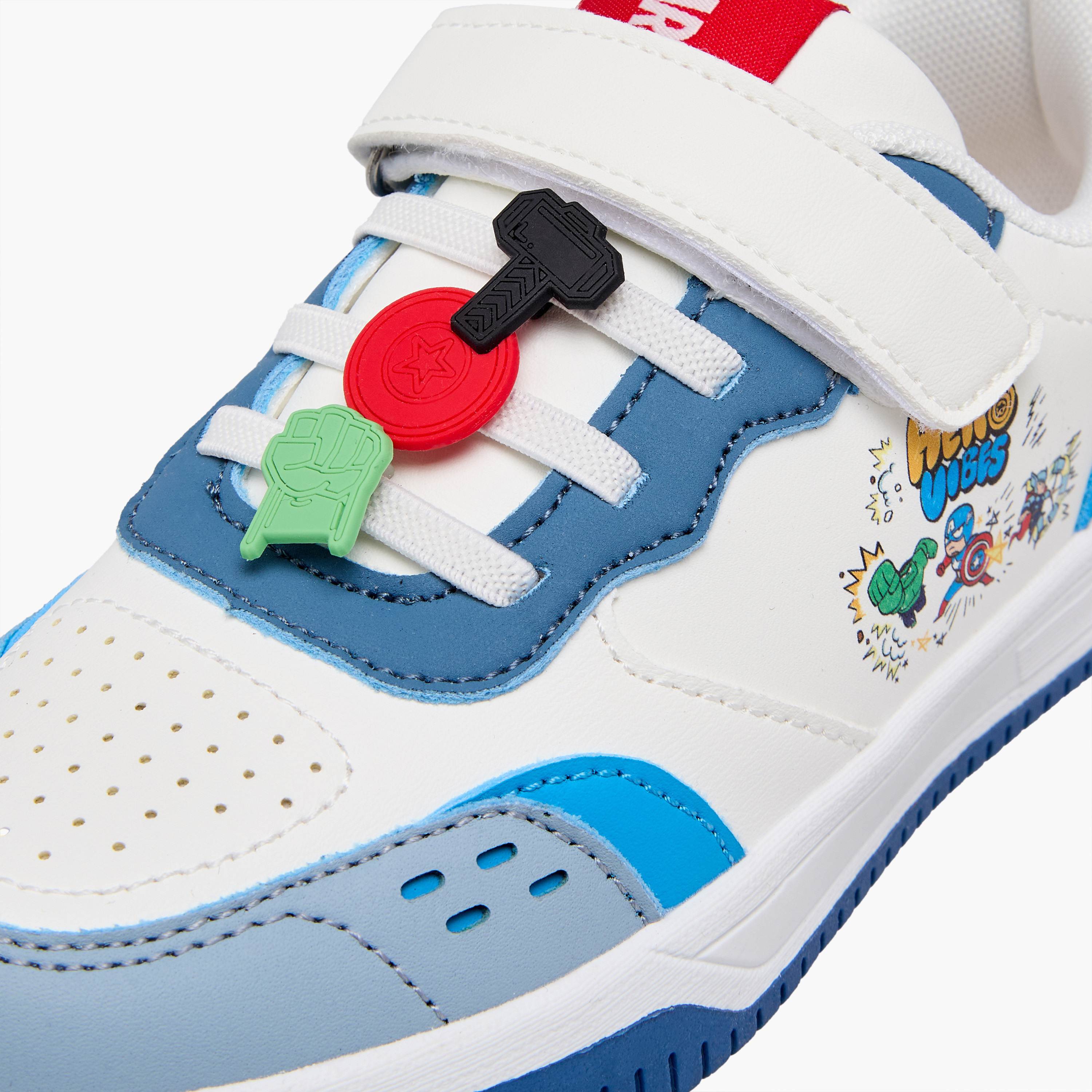 حذاء سنيكرز بشريط إغلاق لاصق وطبعات للأولاد من مارفل-boys-shoes-sneakers-image-7