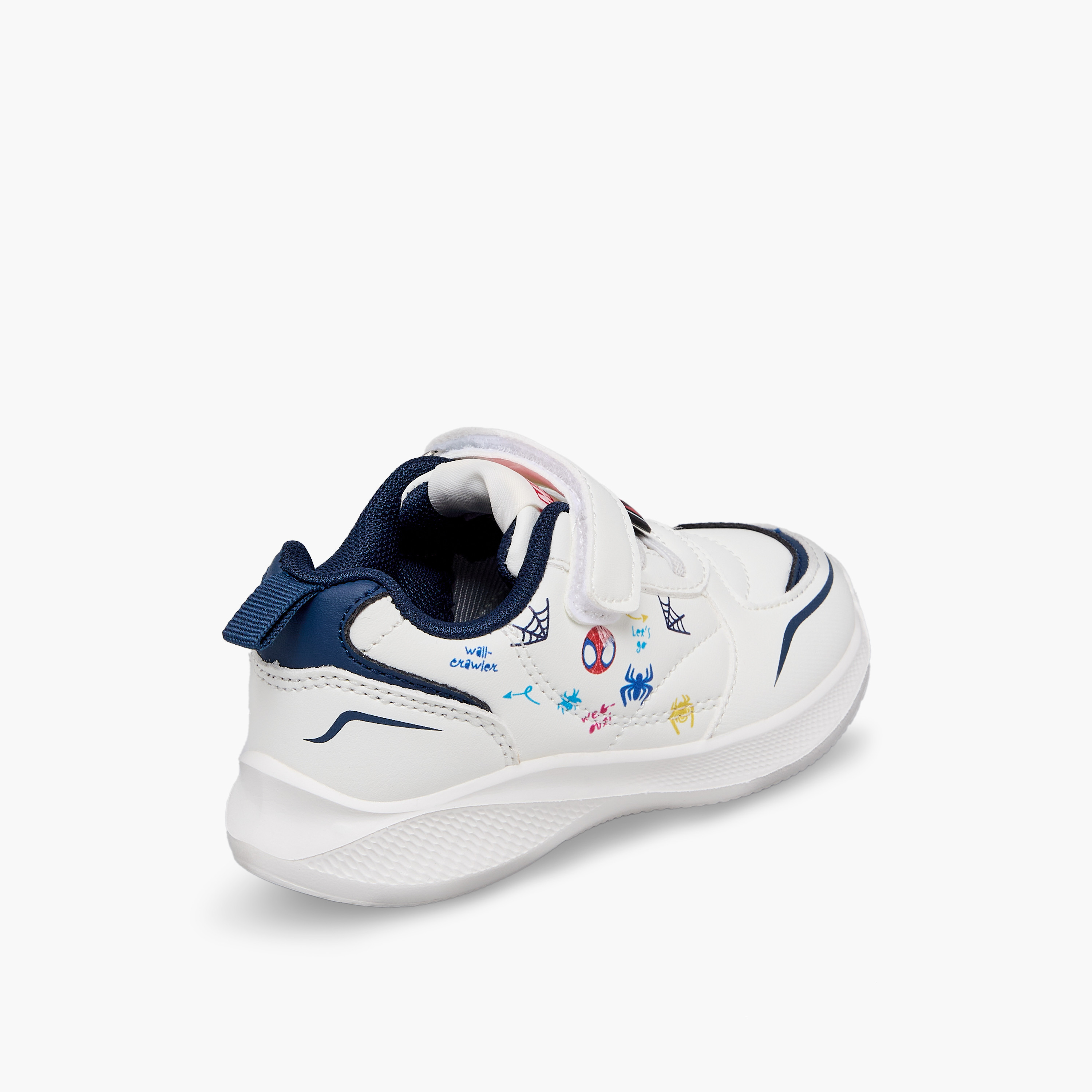 Marvel Boys Spider-Man Print Hook & Loop Ankle Sneakers-boys-shoes-sneakers-image-6