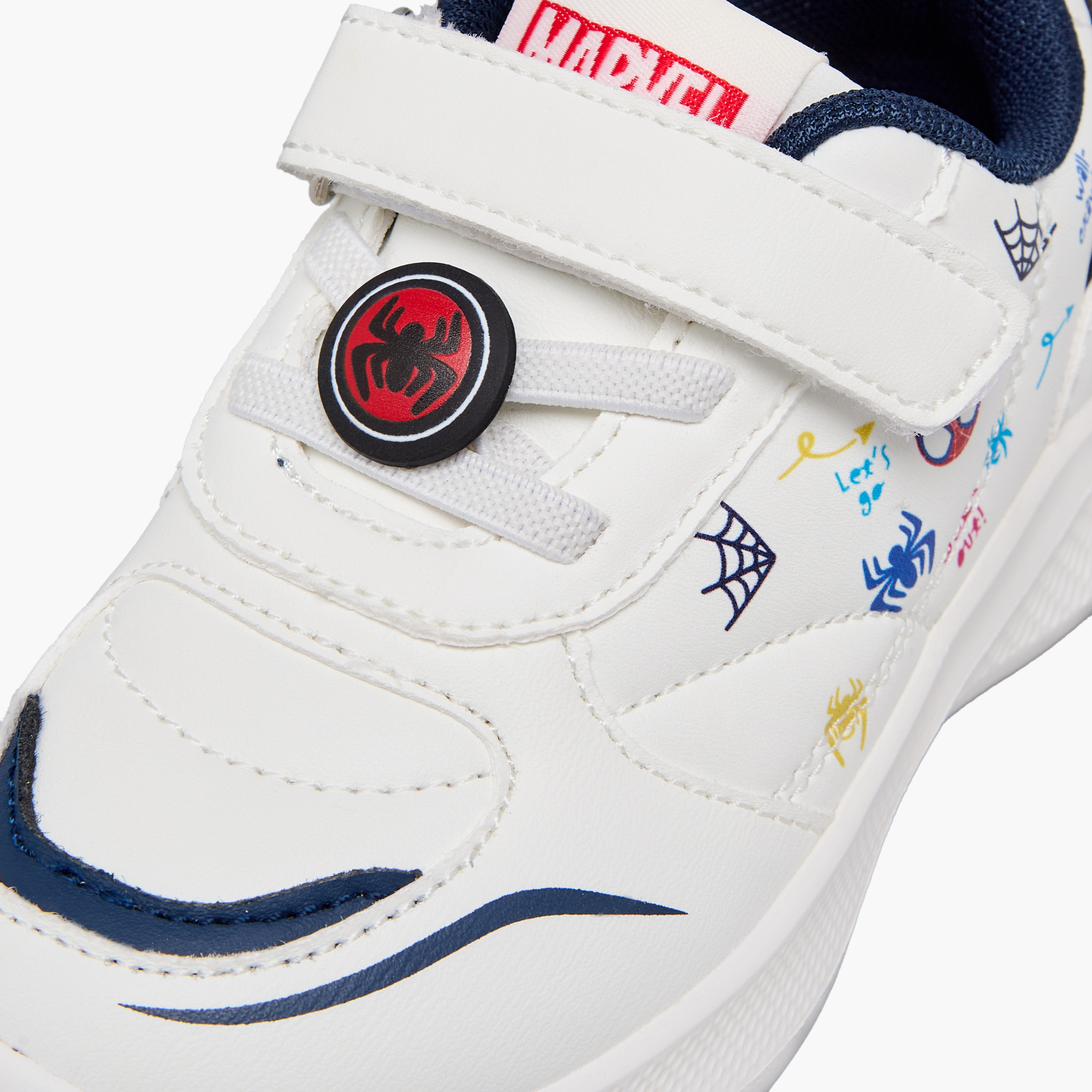 Marvel Boys Spider-Man Print Hook & Loop Ankle Sneakers-boys-shoes-sneakers-image-7