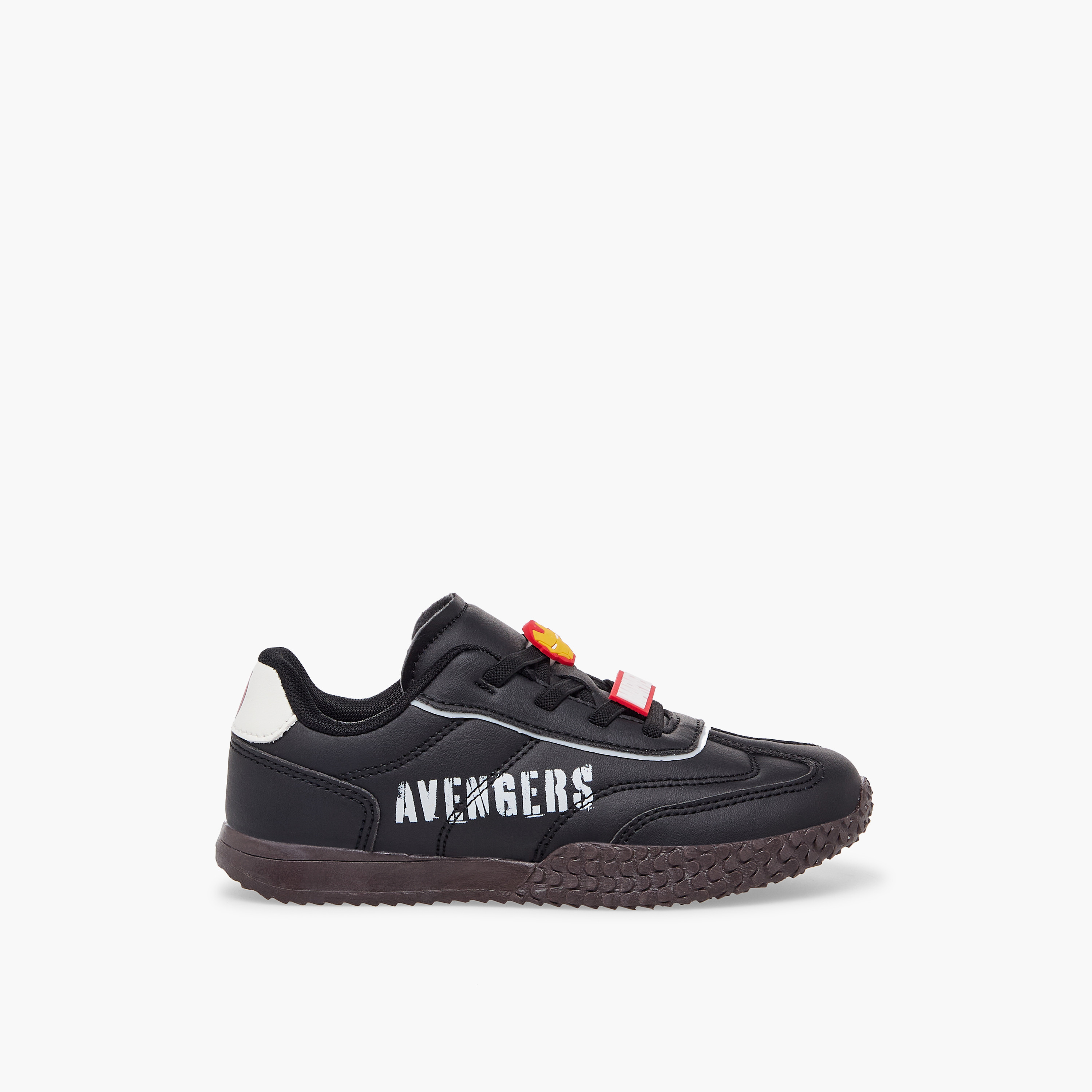Marvel Boys Avengers Print Slip-On Ankle Sneakers-boys-shoes-sneakers-image-3