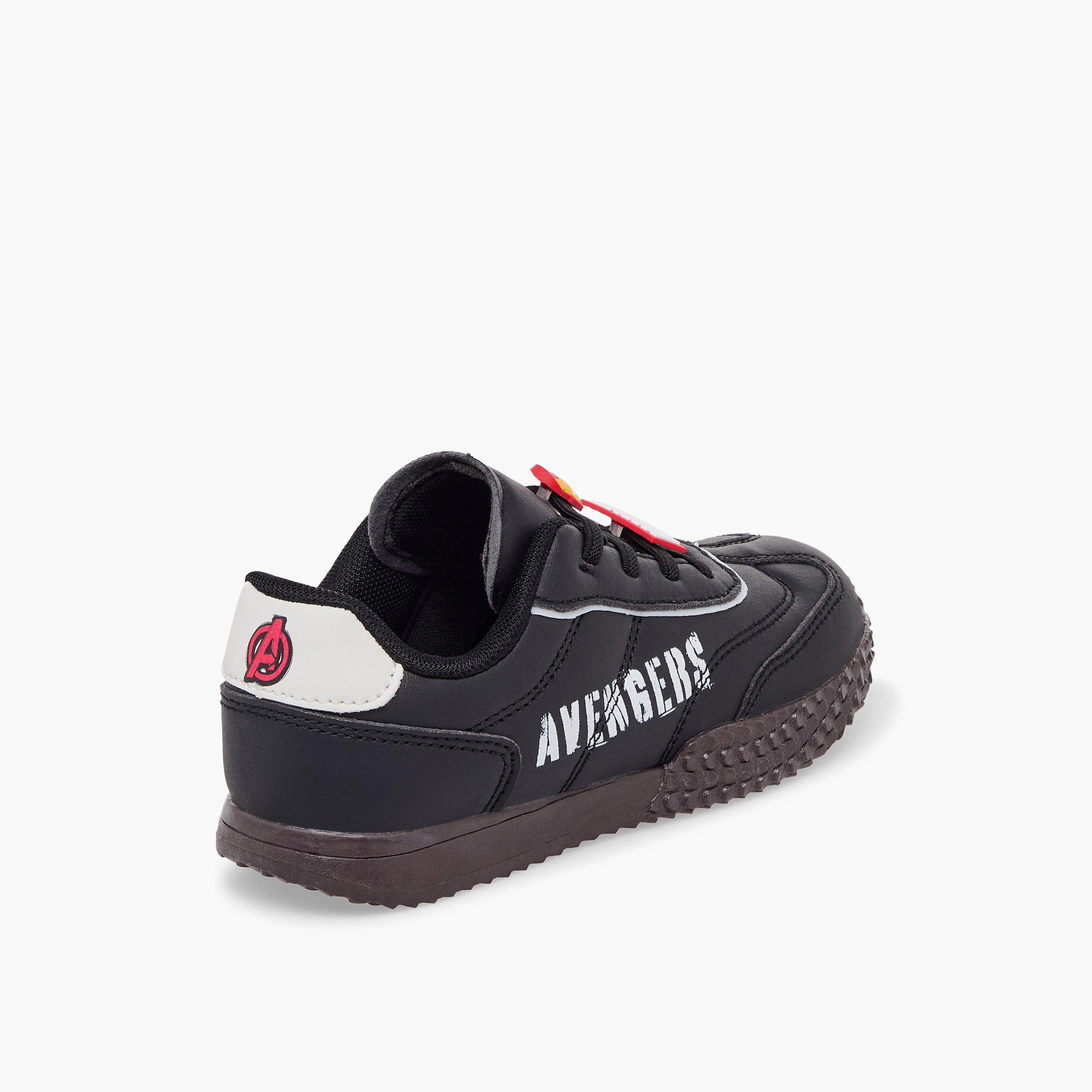 Marvel Boys Avengers Print Slip-On Ankle Sneakers-boys-shoes-sneakers-image-6