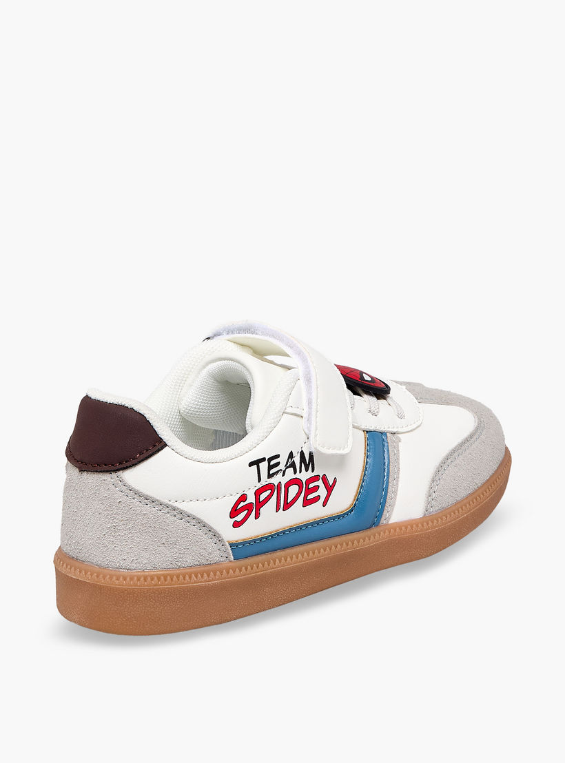 Marvel Boys Spider-Man Print Hook & Loop Ankle Sneakers-boys-shoes-sneakers-image-6