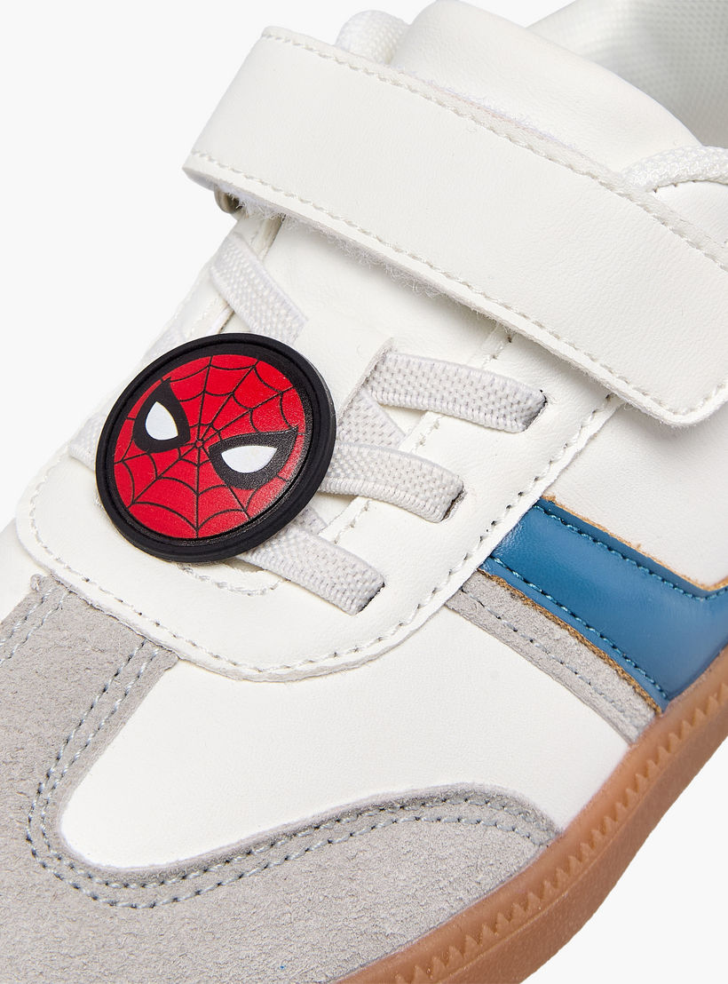 Marvel Boys Spider-Man Print Hook & Loop Ankle Sneakers-boys-shoes-sneakers-image-7