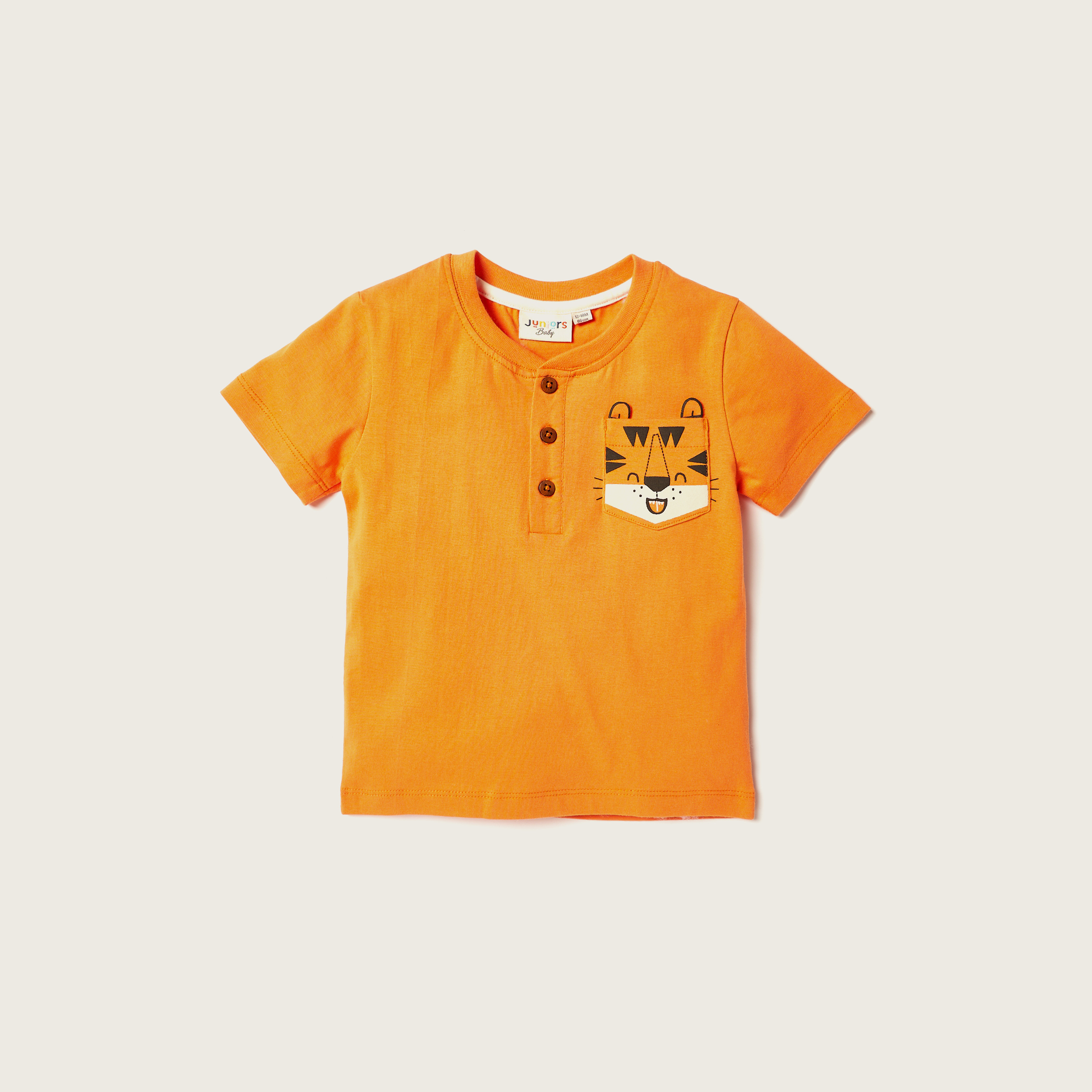 Juniors Printed T-shirt with Short Sleeves - Set of 3-baby-boys-clothing-multipacks-image-4