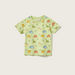Juniors Dinosaur Print T-shirt with Crew Neck and Short Sleeves-T Shirts-thumbnail-0