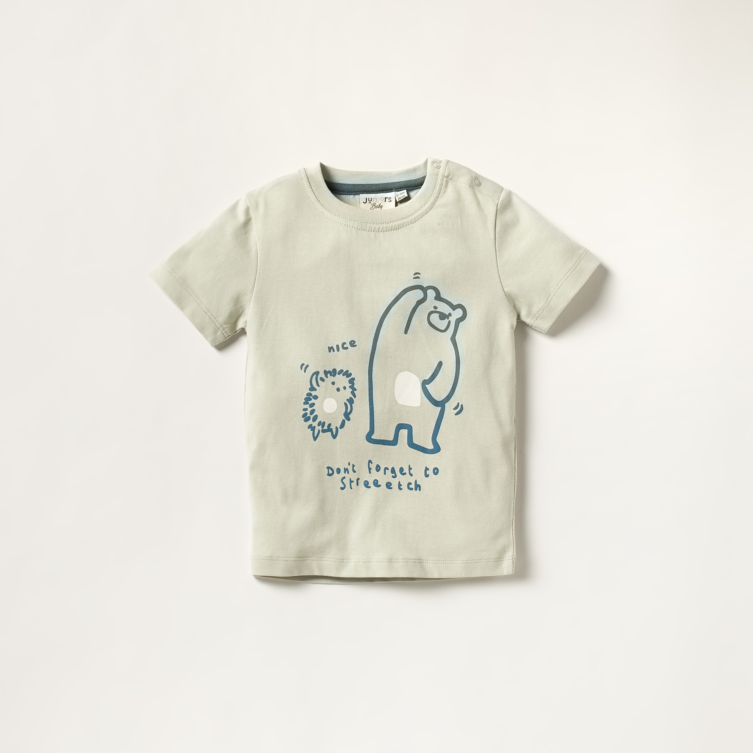 Juniors Printed T-shirt with Short Sleeves and Round Neck - Set of 2-baby-boys-clothing-tshirtsandpolos-image-5