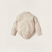 Solid Long Sleeves Shirt Style Bodysuit with Button Closure and Roll-Up Tab-Bodysuits-thumbnail-2