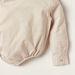 Solid Long Sleeves Shirt Style Bodysuit with Button Closure and Roll-Up Tab-Bodysuits-thumbnail-3