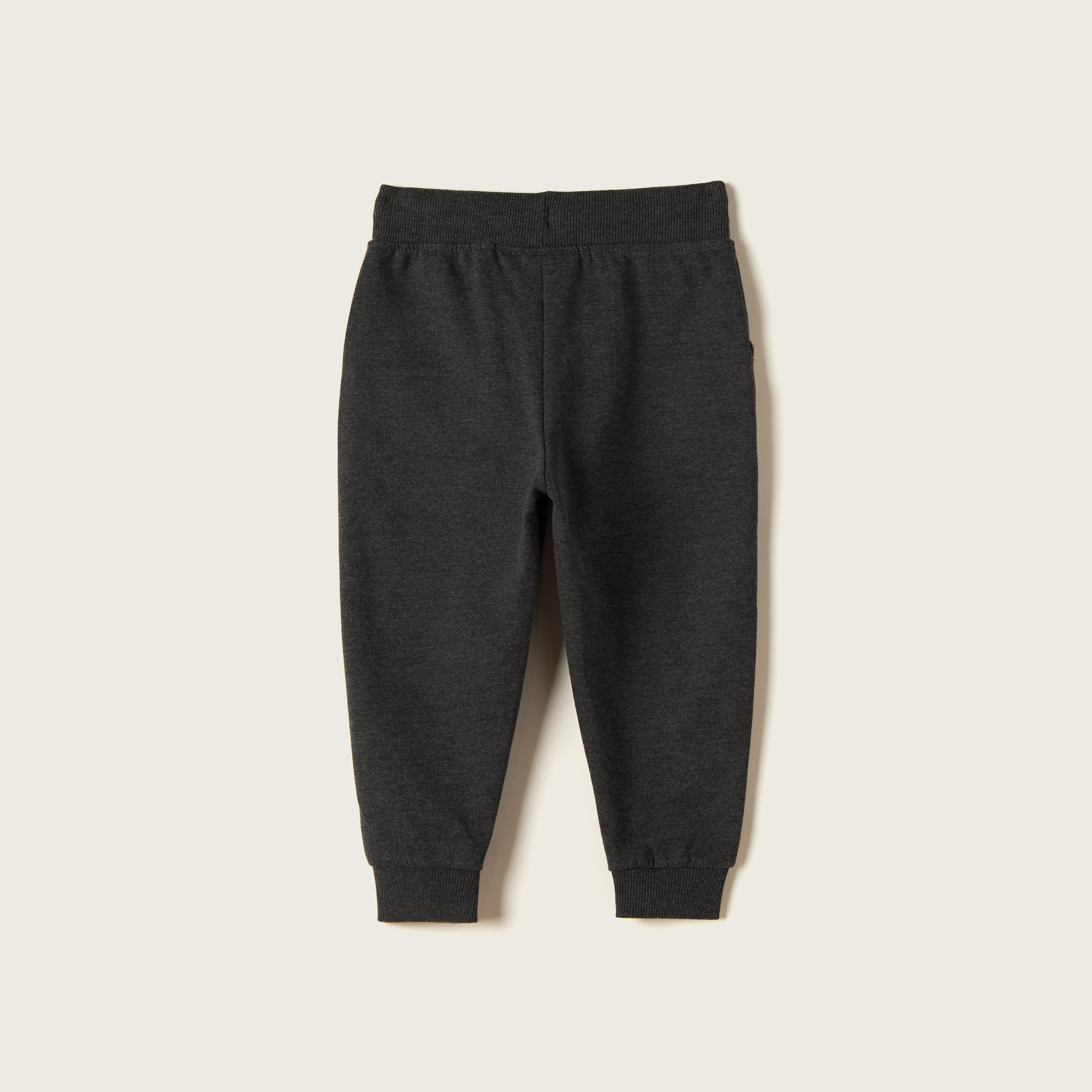 Juniors Solid Joggers with Drawstring Closure and Pockets-baby-boys-clothing-bottoms-joggersandtrackpants-image-4