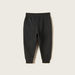 Juniors Solid Joggers with Drawstring Closure and Pockets-Joggers-thumbnailMobile-3