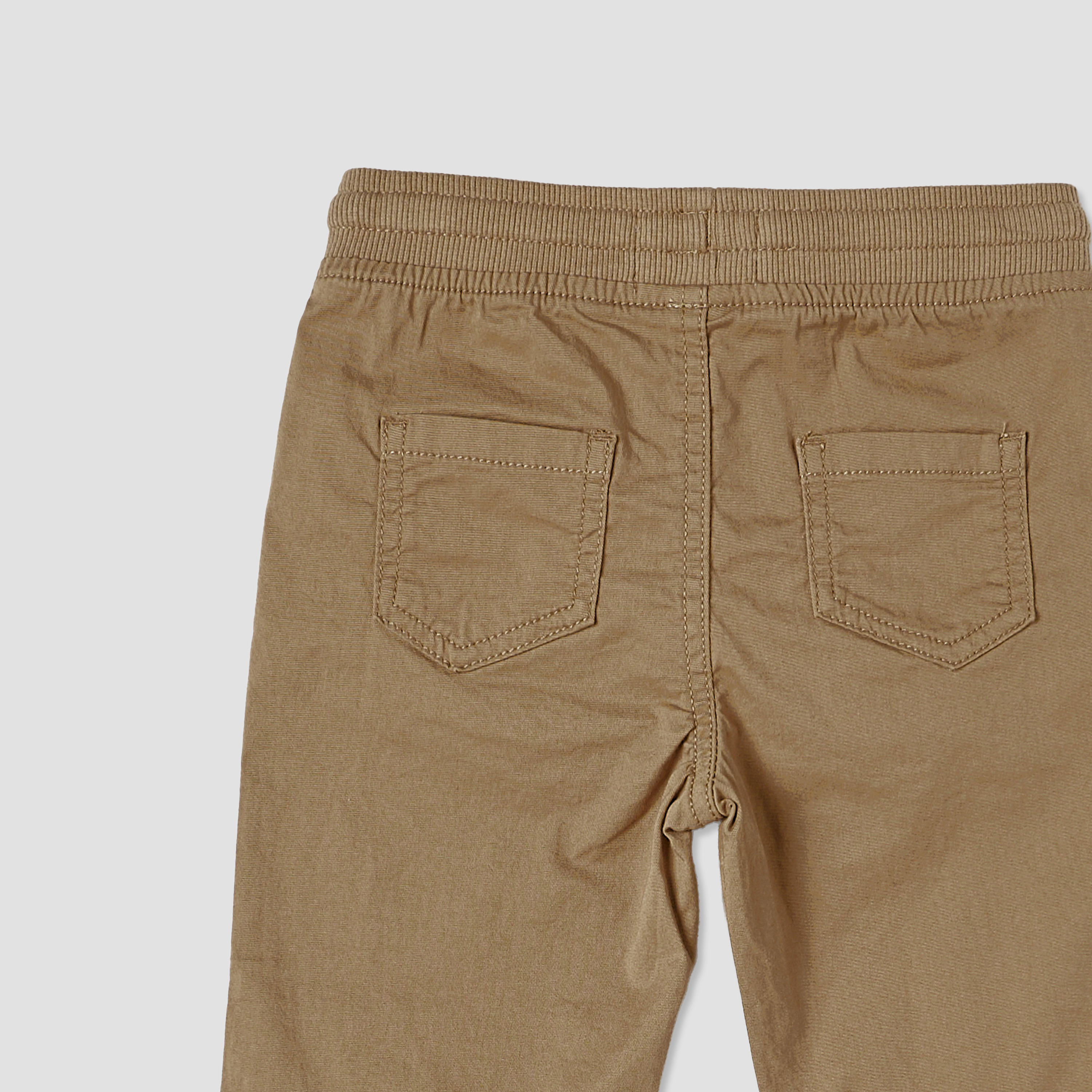 Juniors Solid Trousers with Drawstring Closure-baby-boys-clothing-bottoms-jeans-image-4