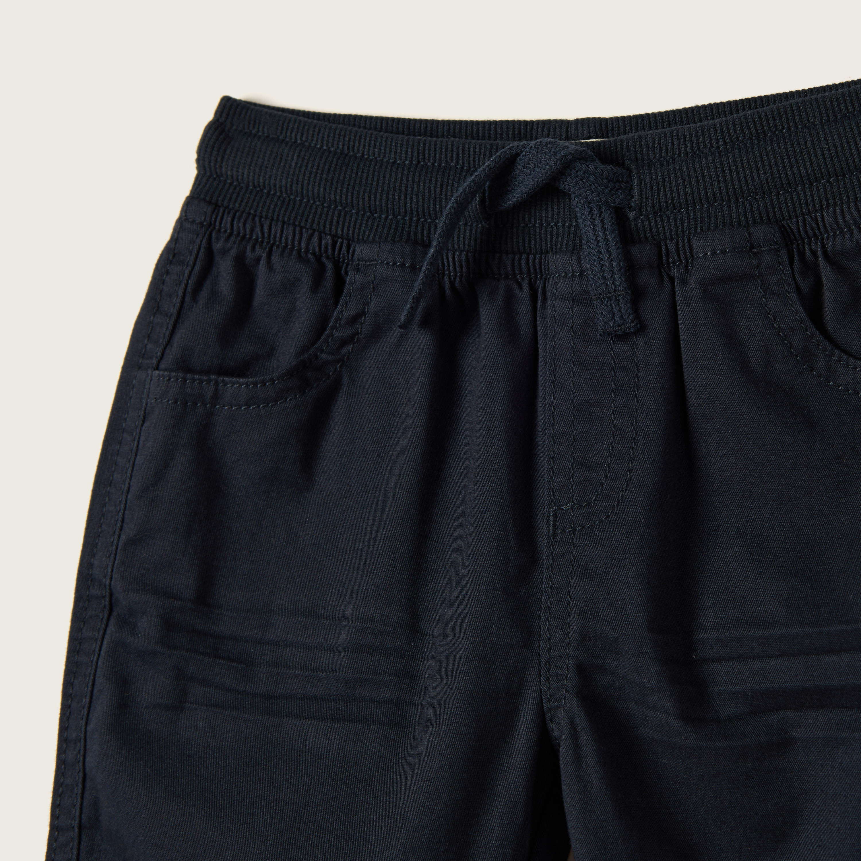 بنطلون سادة برباط إغلاق من جونيورز-baby-boys-clothing-bottoms-trousers-image-2