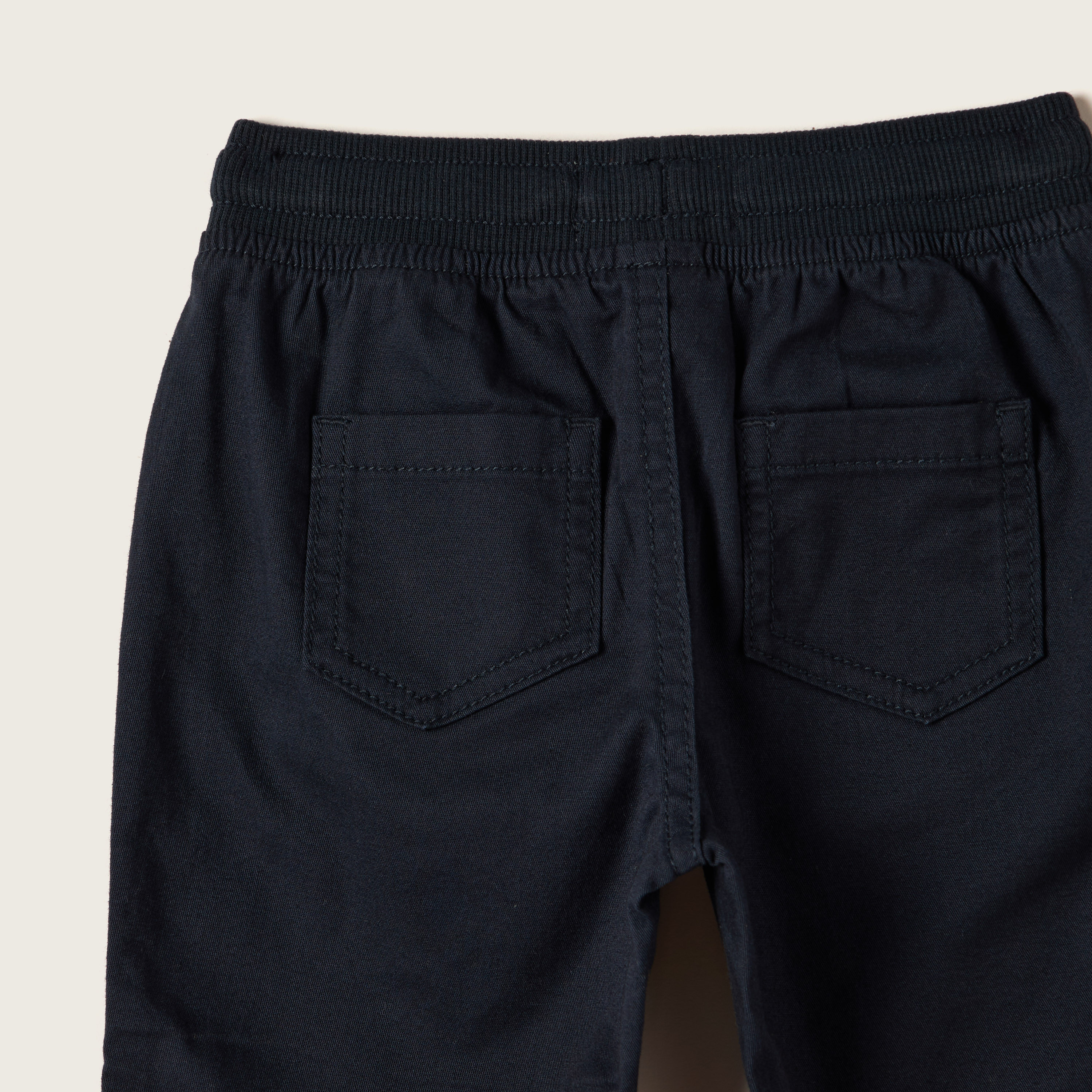 بنطلون سادة برباط إغلاق من جونيورز-baby-boys-clothing-bottoms-trousers-image-4