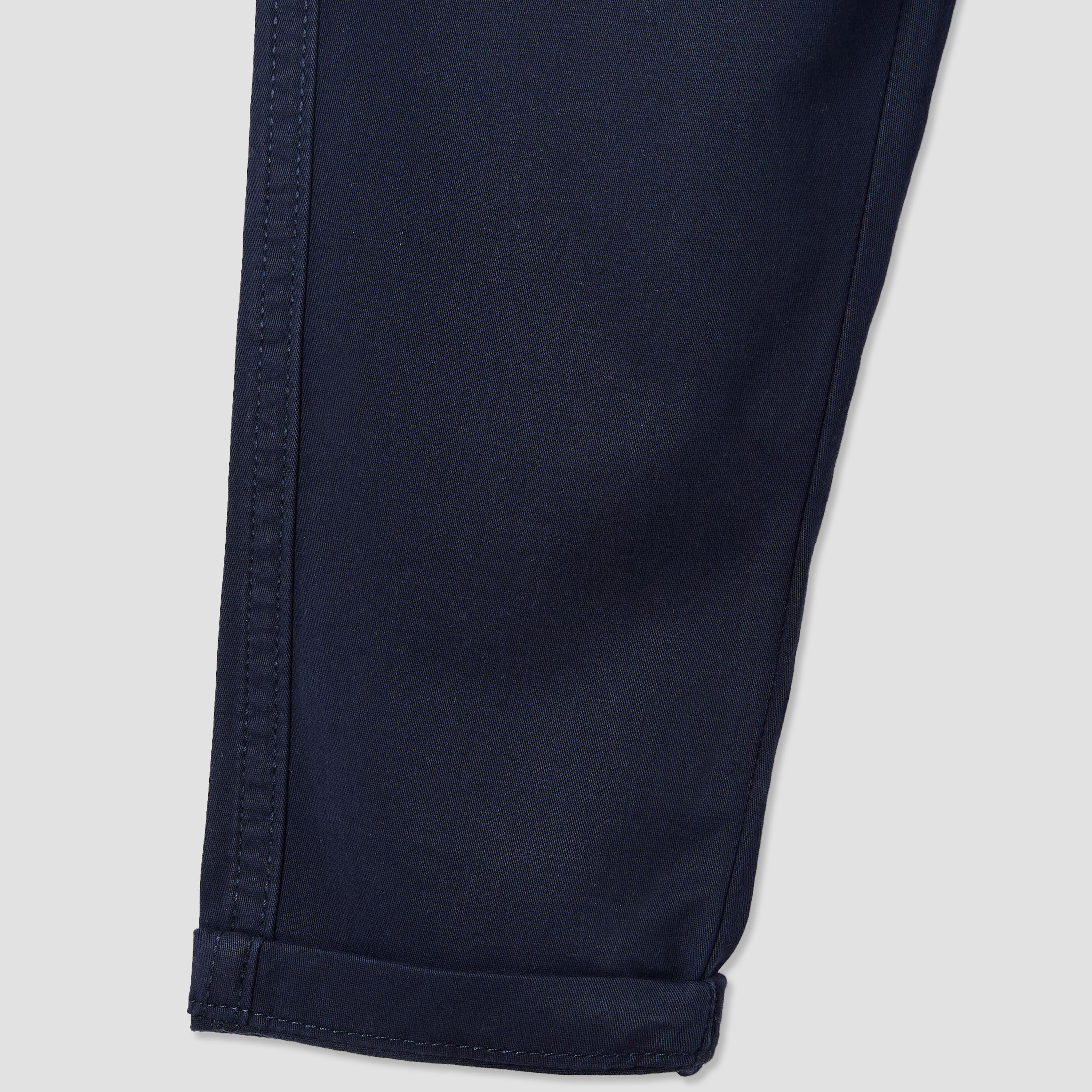 Juniors Solid Trousers with Drawstring Closure-baby-boys-clothing-bottoms-trousers-image-5