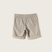 Juniors Solid Mid-Rise Shorts with Drawstring Closure and Pockets-Shorts-thumbnail-2
