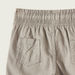Juniors Solid Mid-Rise Shorts with Drawstring Closure and Pockets-Shorts-thumbnailMobile-3
