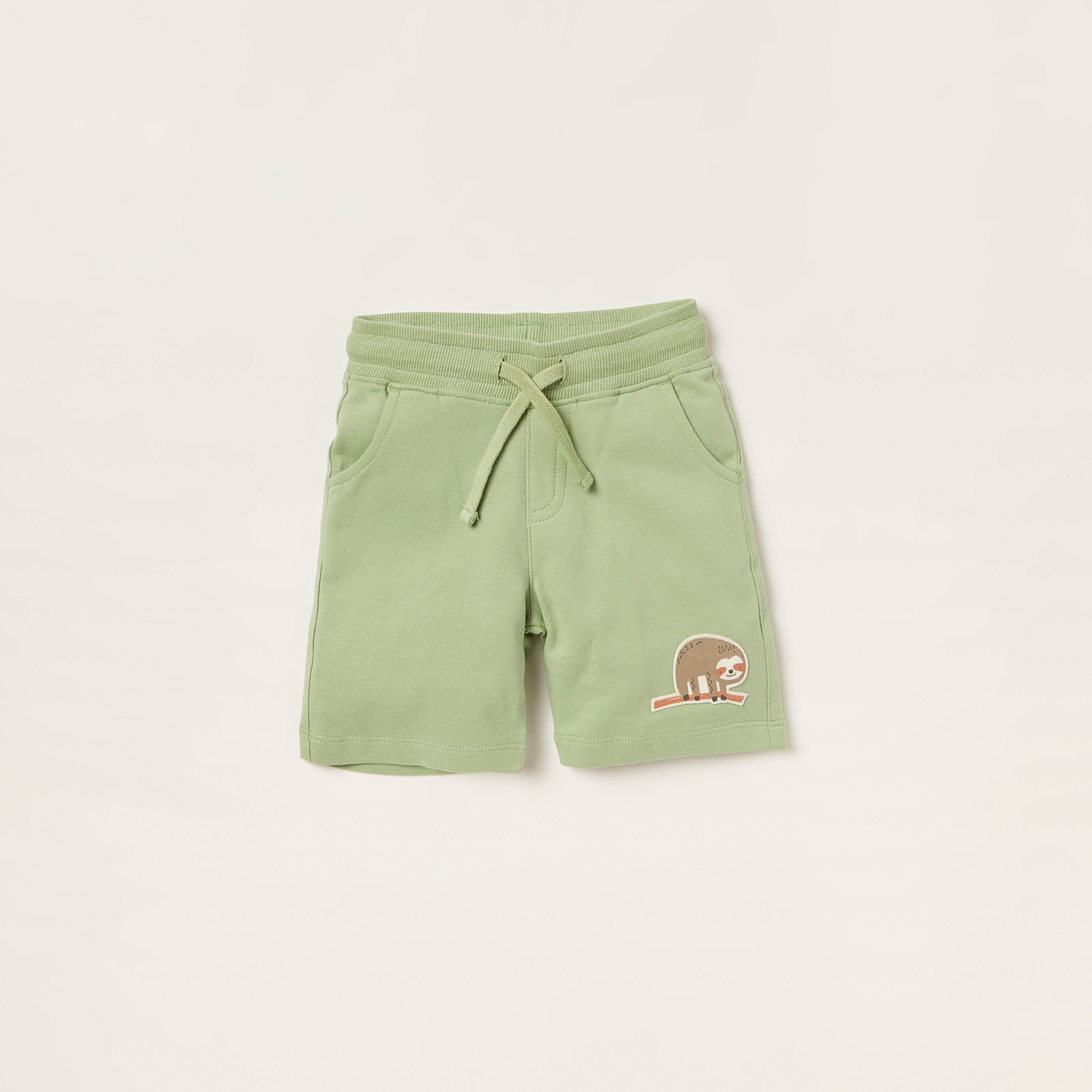 Juniors Animal Applique Shorts with Drawstring Closure - Set of 2-baby-boys-clothing-multipacks-image-2