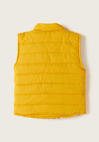 Juniors Sleeveless Gilet with Zip Closure and Pockets