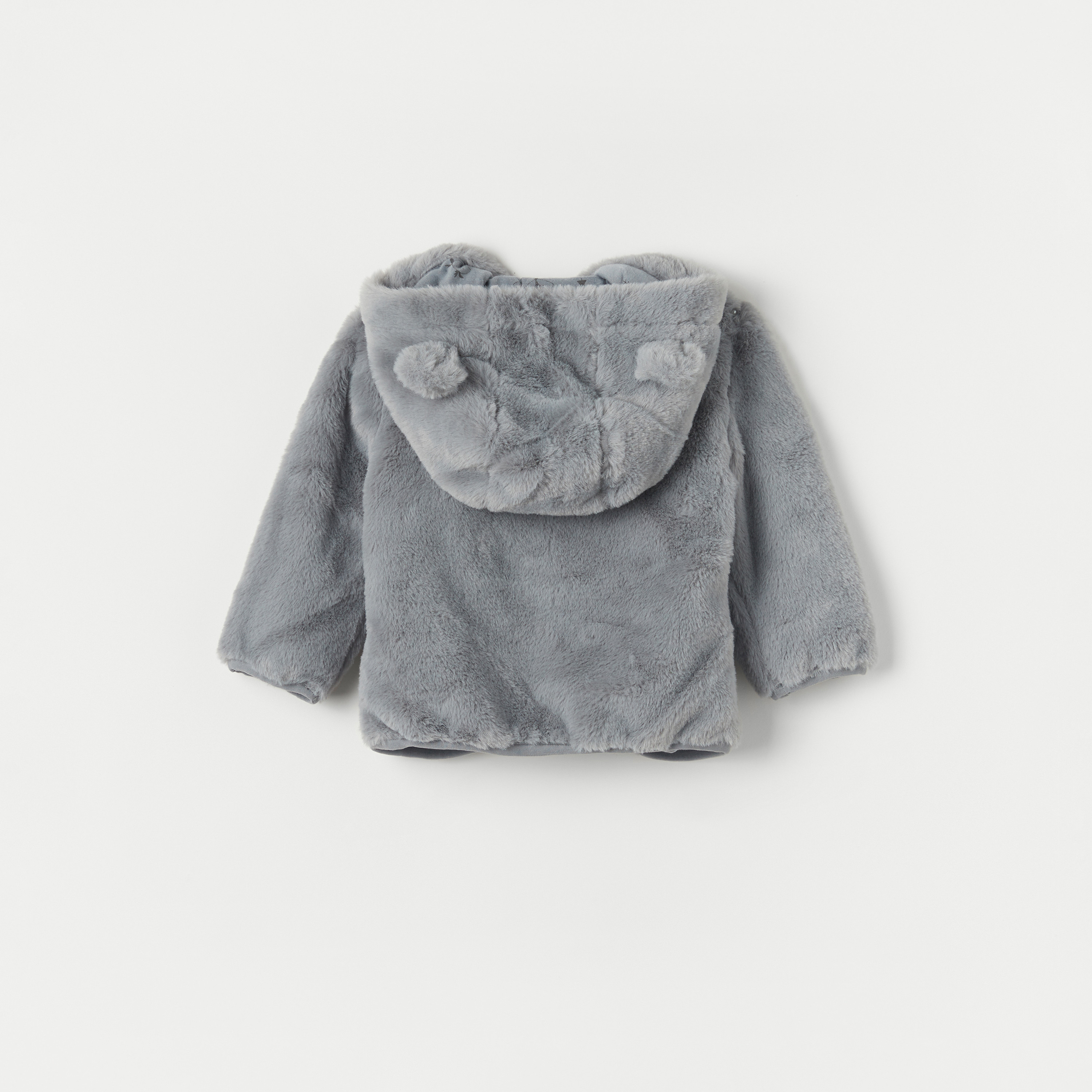 Giggles Textured Jacket with Hood and Zip Closure-baby-boys-clothing-winterwear-jacketsandblazers-image-4