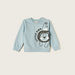Juniors Printed Sweatshirt with Crew Neck and Long Sleeves-Sweatshirts-thumbnailMobile-0