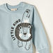 Juniors Printed Sweatshirt with Crew Neck and Long Sleeves-Sweatshirts-thumbnail-1