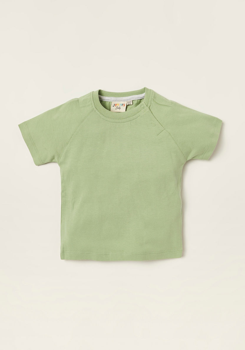 Juniors Printed Dungaree and Short Sleeve T-shirt Set-Clothes Sets-image-2