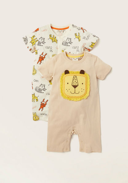 Juniors Assorted Rompers with Short Sleeves - Set of 2-Rompers%2C Dungarees and Jumpsuits-image-0