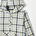 Giggles Checked Shirt with Hood and Kangaroo Pocket-Shirts-thumbnail-1