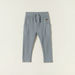 Giggles Textured Pants with Drawstring Closure and Pockets-Pants-thumbnailMobile-0