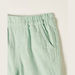Giggles Solid Shorts with Elasticated Waistband and Pockets-Shorts-thumbnail-1