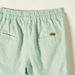 Giggles Solid Shorts with Elasticated Waistband and Pockets-Shorts-thumbnail-2