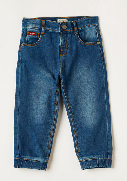 Lee Cooper Boys Slim Fit Solid Jeans