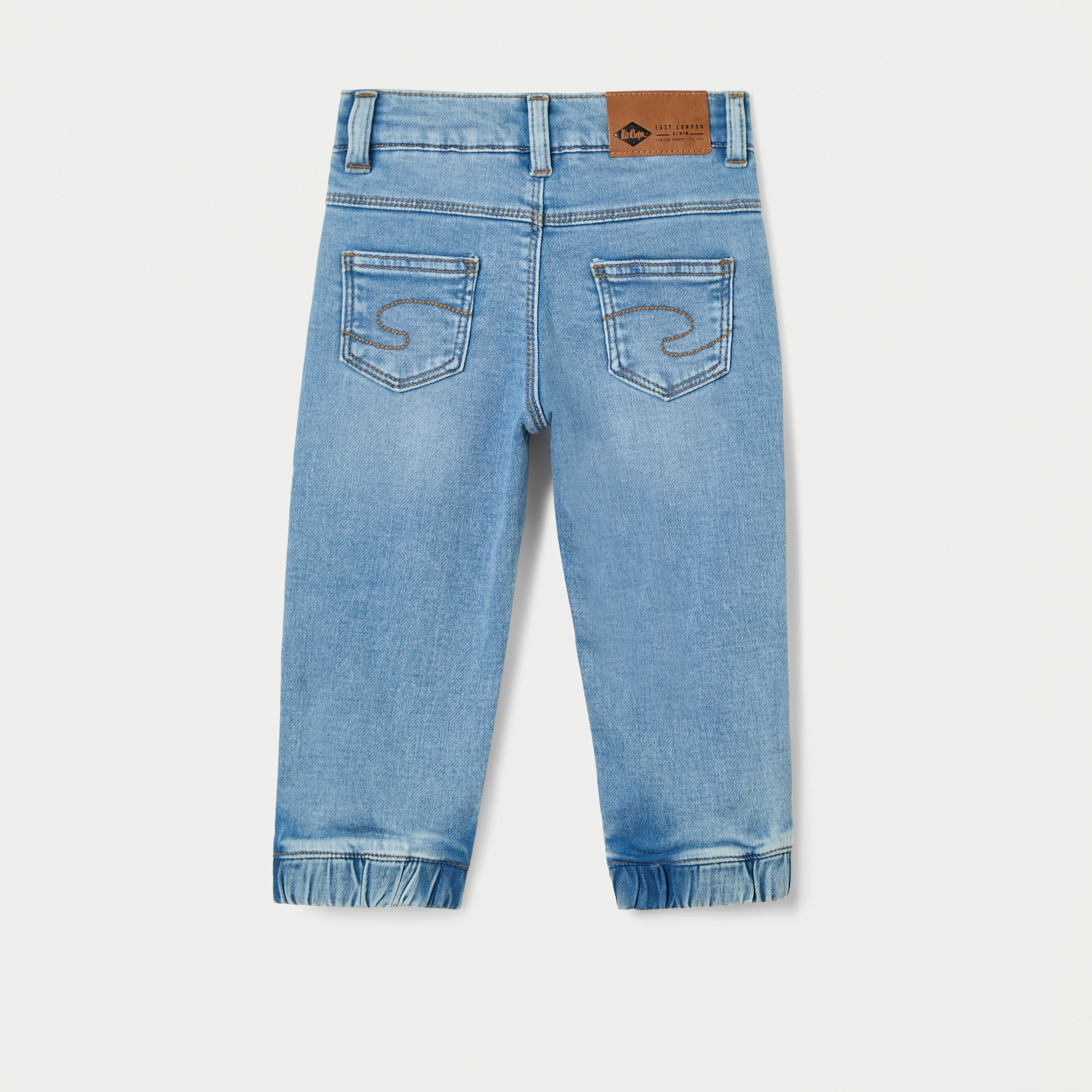 Lee Cooper Boys Slim Fit Solid Jeans-baby-boys-clothing-bottoms-jeans-image-2