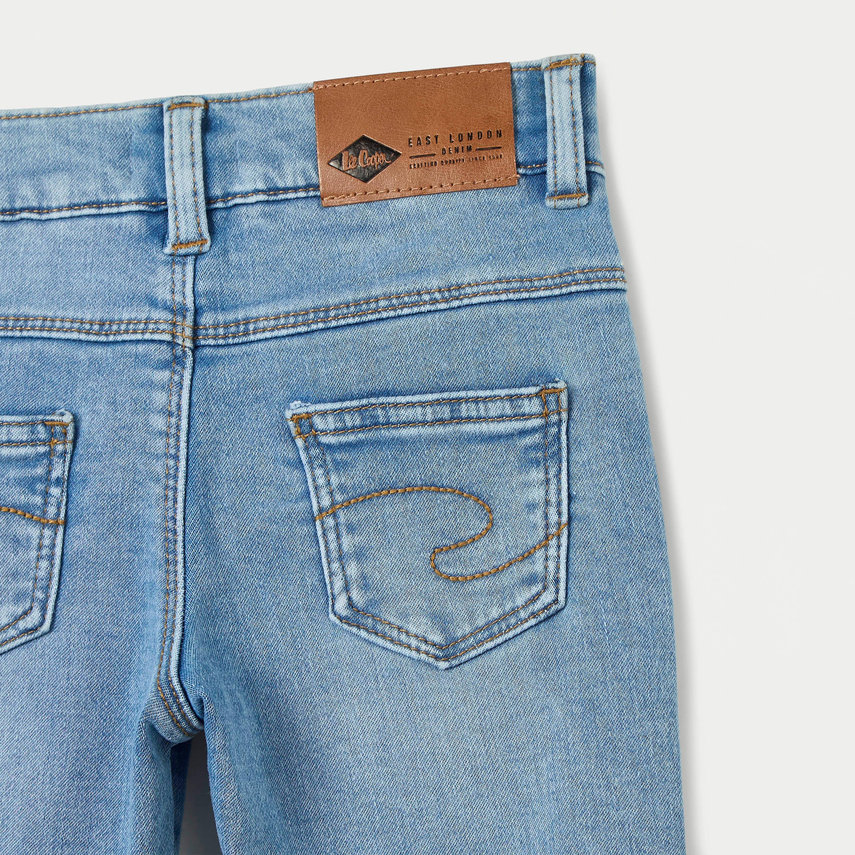Lee Cooper Boys Slim Fit Solid Jeans-baby-boys-clothing-bottoms-jeans-image-4