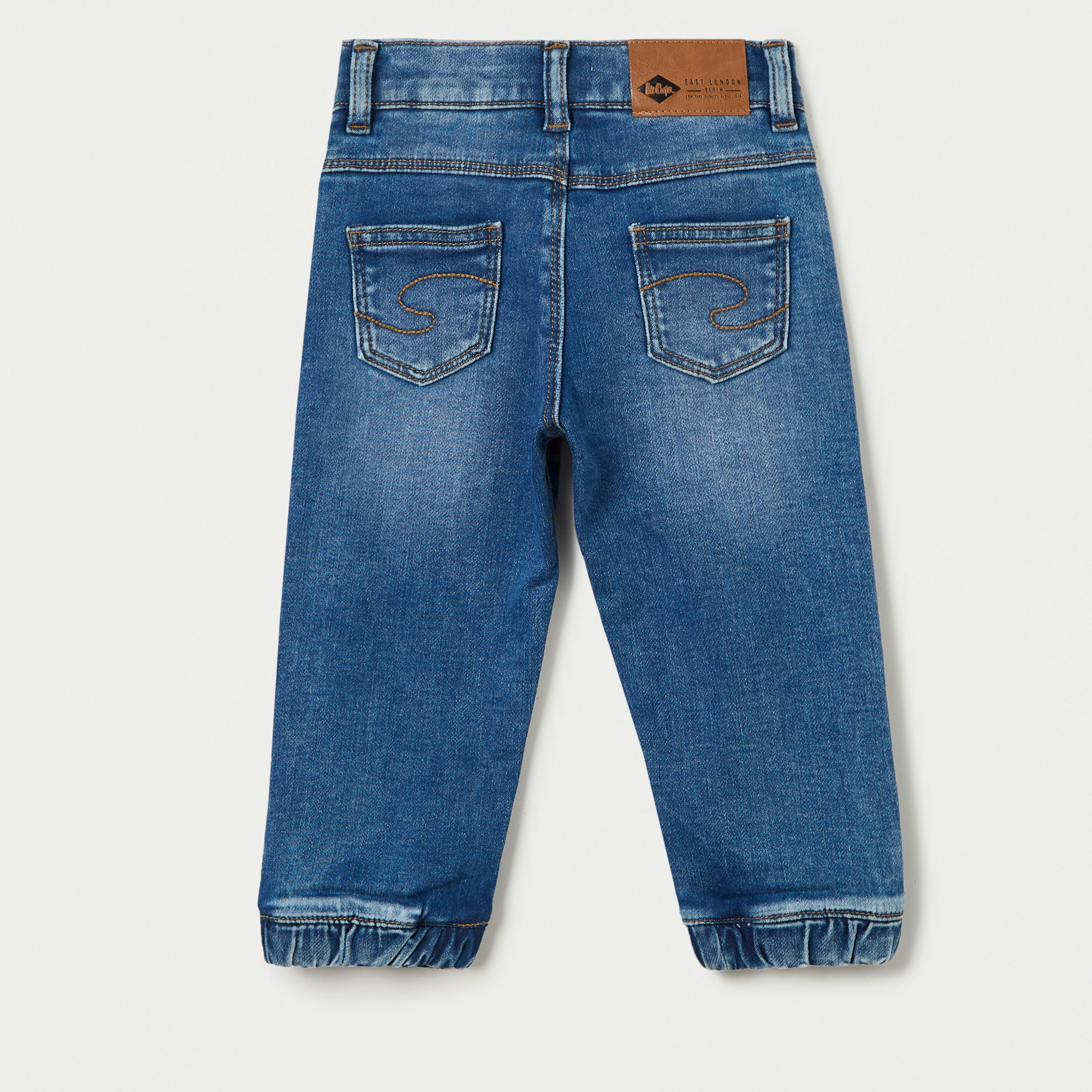 Lee Cooper Boys Slim Fit Solid Jeans-baby-boys-clothing-bottoms-jeans-image-4