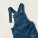 Lee Cooper Solid Denim Dungaree with Button Closure-Rompers%2C Dungarees and Jumpsuits-thumbnailMobile-1