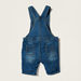 Lee Cooper Solid Denim Dungaree with Button Closure-Rompers%2C Dungarees and Jumpsuits-thumbnail-3