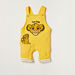 Disney Striped Round Neck T-shirt and Lion King Dungaree Set-Clothes Sets-thumbnailMobile-2