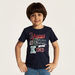 Juniors Assorted T-shirt with Crew Neck and Short Sleeves - Set of 2-T Shirts-thumbnailMobile-2