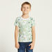 Juniors Dinosaur Print Crew Neck T-shirt with Short Sleeves - Set of 2-T Shirts-thumbnailMobile-6