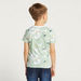 Juniors Dinosaur Print Crew Neck T-shirt with Short Sleeves - Set of 2-T Shirts-thumbnailMobile-7