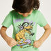 Juniors Dinosaur Print T-shirt with Round Neck and Short Sleeves-T Shirts-thumbnailMobile-2