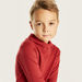 Juniors Solid T-shirt with Turtle Neck and Long Sleeves-T Shirts-thumbnail-2