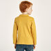 Juniors Solid T-shirt with Turtle Neck and Long Sleeves-T Shirts-thumbnail-3