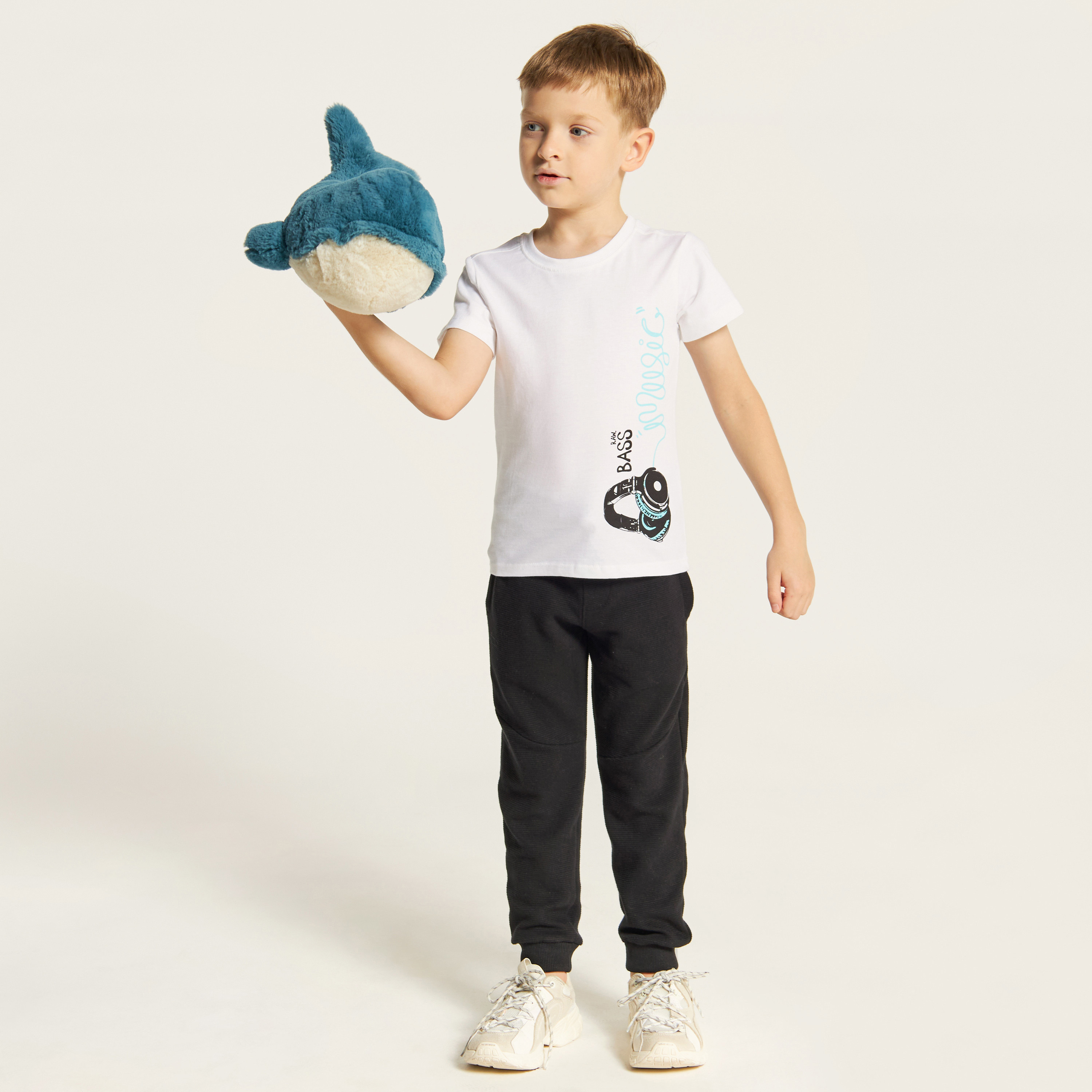 Juniors Printed T-shirt with Crew Neck and Short Sleeves-boys-clothing-tshirtsandpolos-image-1