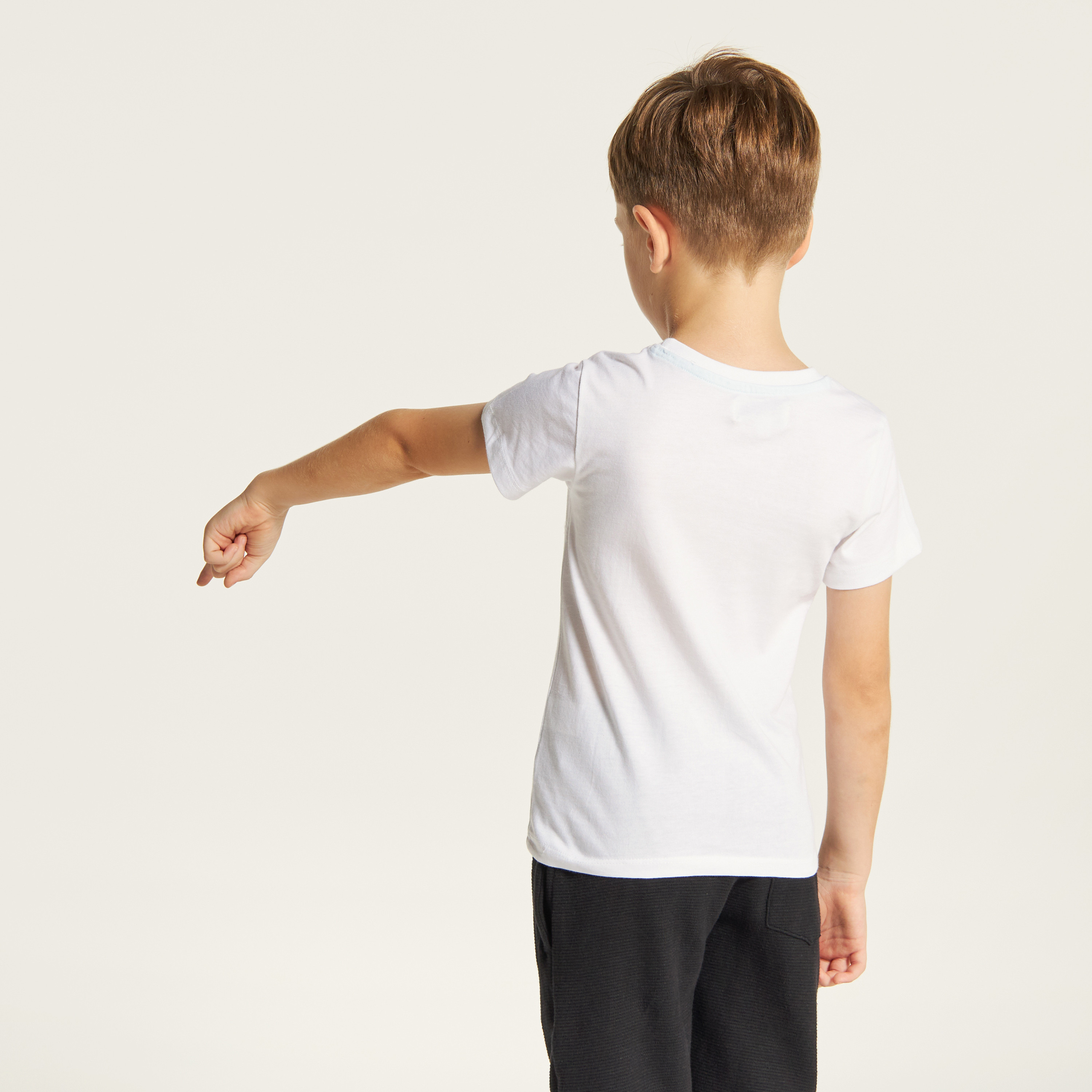 Juniors Printed T-shirt with Crew Neck and Short Sleeves-boys-clothing-tshirtsandpolos-image-4