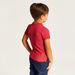 Juniors Solid Polo T-shirt with Short Sleeves and Button Closure-T Shirts-thumbnail-3