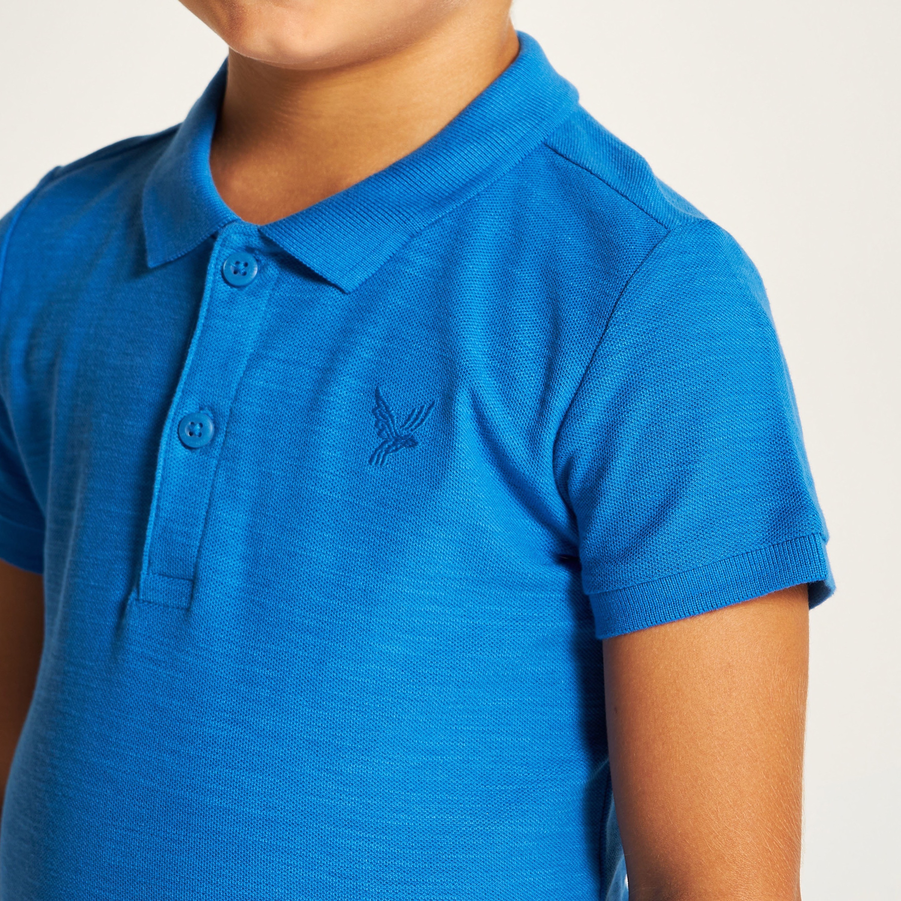 تيشيرت بولو سادة بأكمام قصيرة من جونيورز-boys-clothing-tshirtsandpolos-image-3