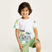 Juniors Printed T-shirt with Crew Neck and Short Sleeves-T Shirts-thumbnailMobile-2