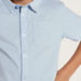 Juniors Solid Button Up Shirt with Chest Pocket-Shirts-thumbnail-1